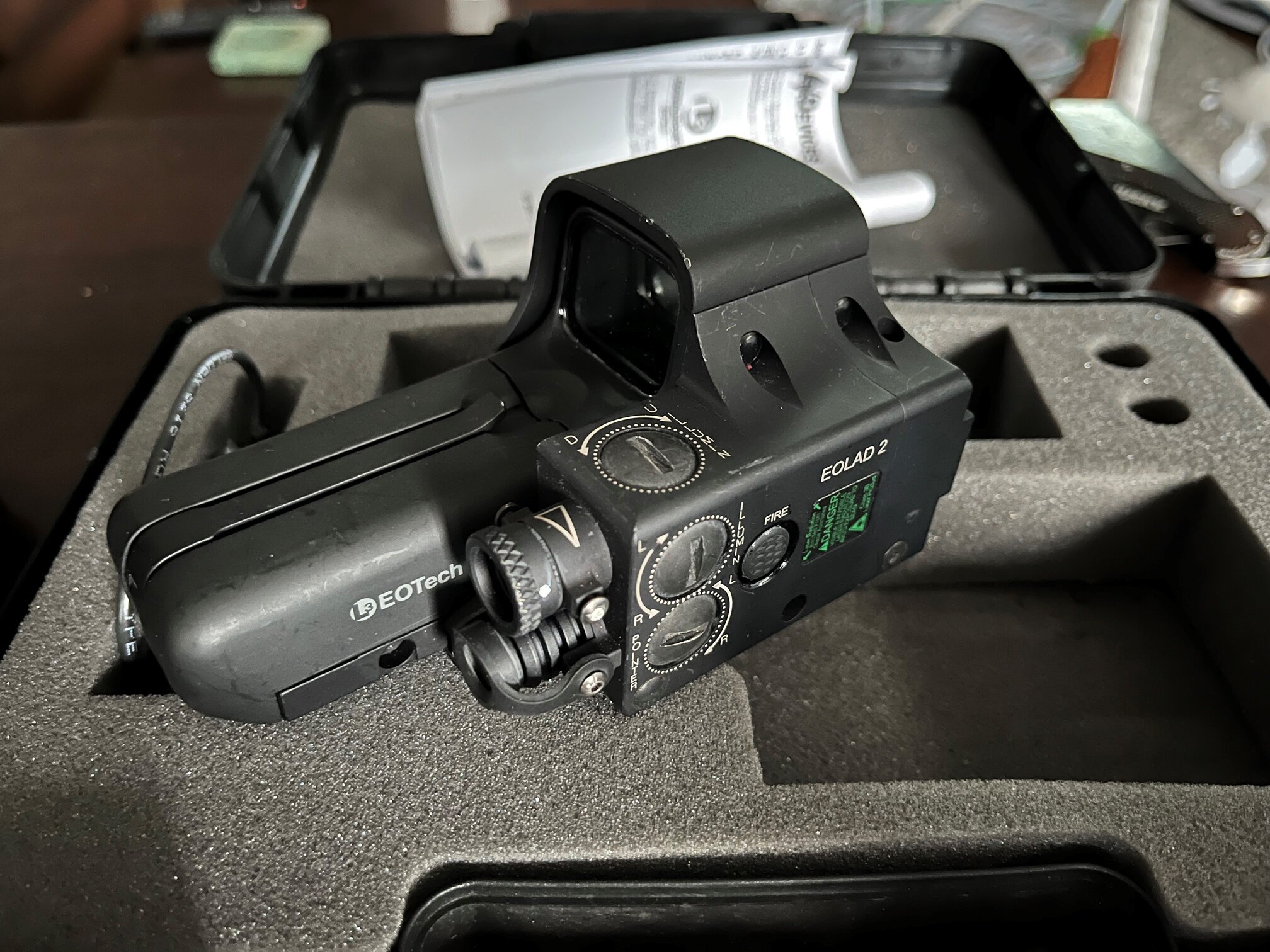 Eotech / Laser Devices Eolad 2 Weapon Holographic Sight - Click Image to Close