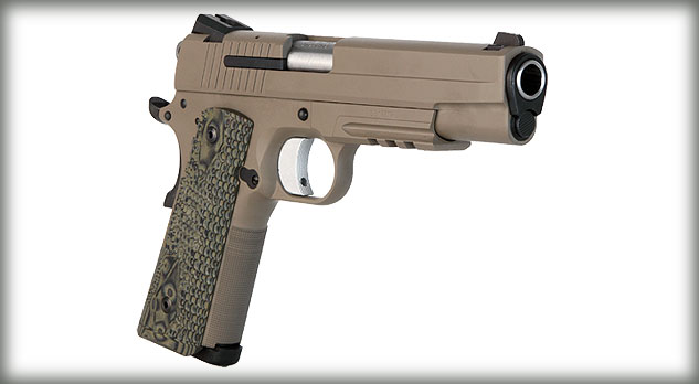 SIG 1911R SCRPN 45ACP 5" 8RD FDE NS - Click Image to Close