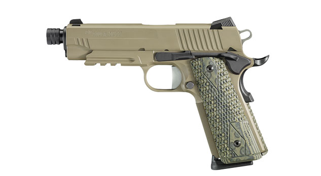 SIG 1911R SCRPN 45ACP 5.5" 8R FDE NS