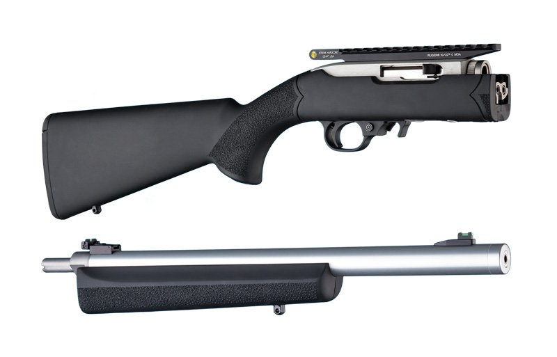 10-22 Takedown .920 Diameter Barrel BlackRubber OverMolded Stock