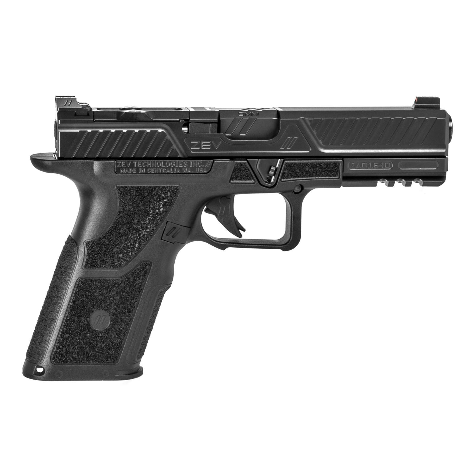 OZ9 COMBAT PISTOL, STANDARD BLACK SLIDE, BLACK BARREL, NIGHT SIG