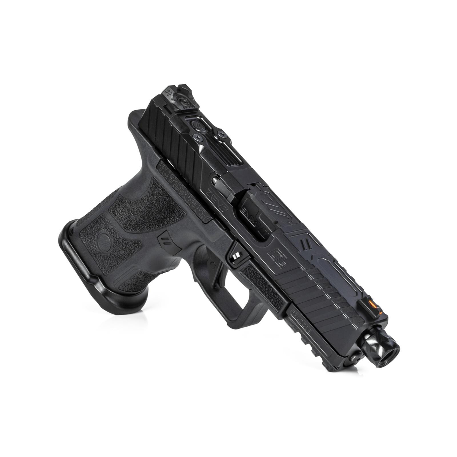 OZ9C ELITE, COMPACT BLACK SLIDE, BLACK THREADED BARREL