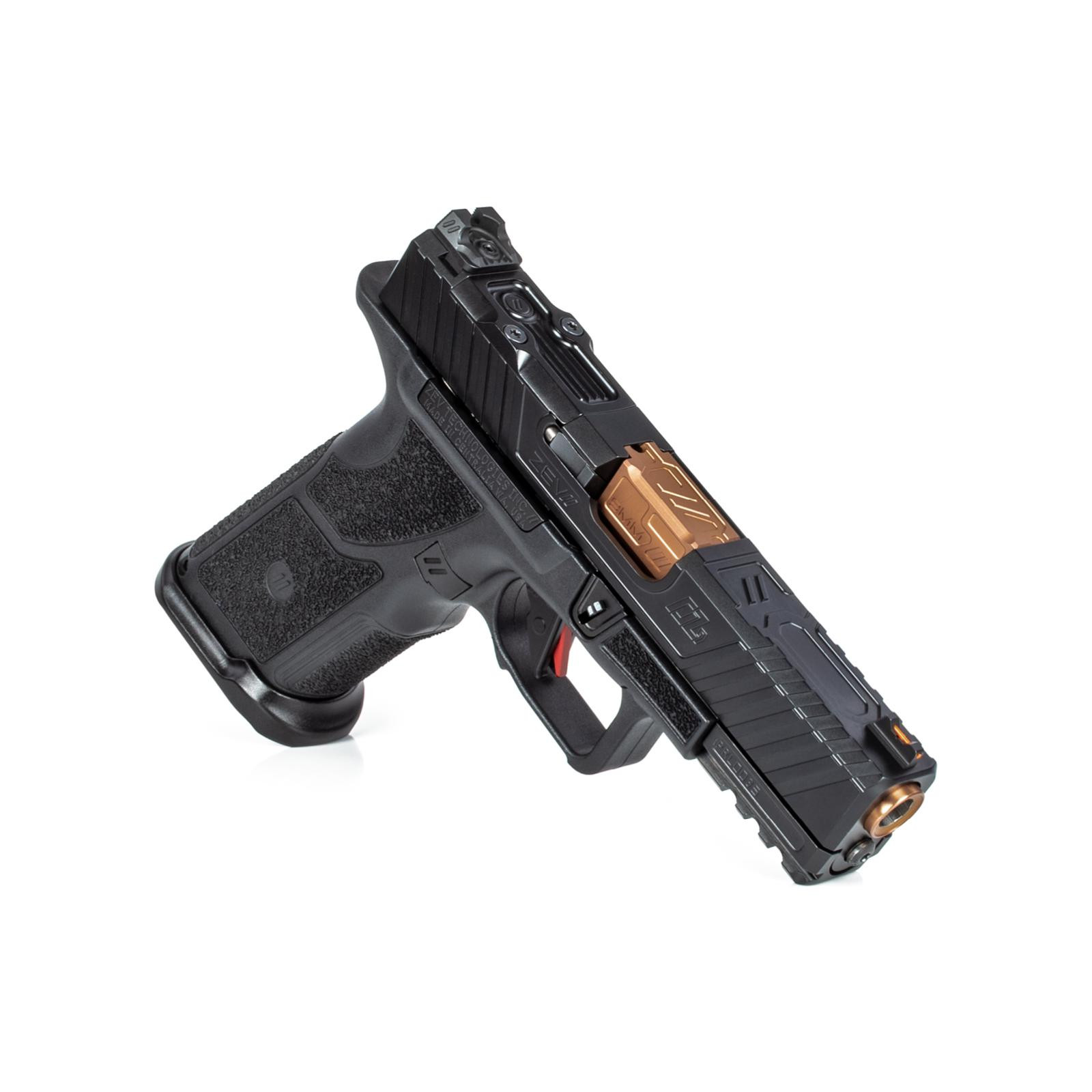 OZ9C Elite X Grip Compact Black Slide Bronze Barrel 9mm